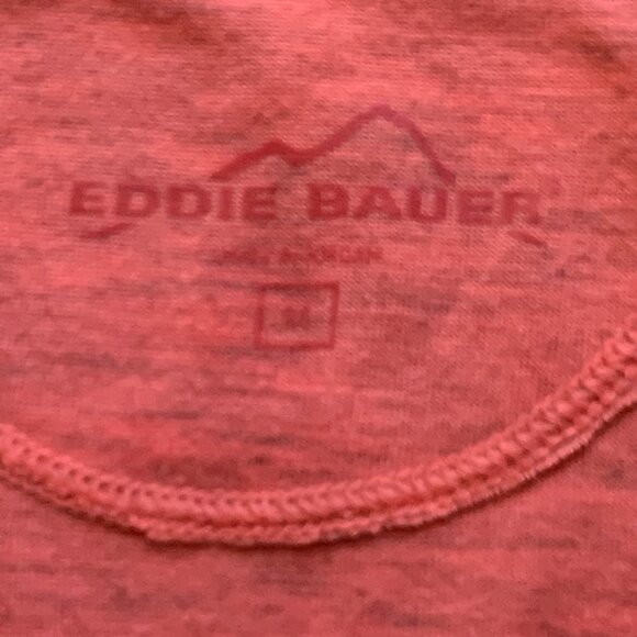 Eddie Bauer Short Sleeve V-Neck Tee Top Sz M Activewear/Athleisure #85K - Picture 6 of 8